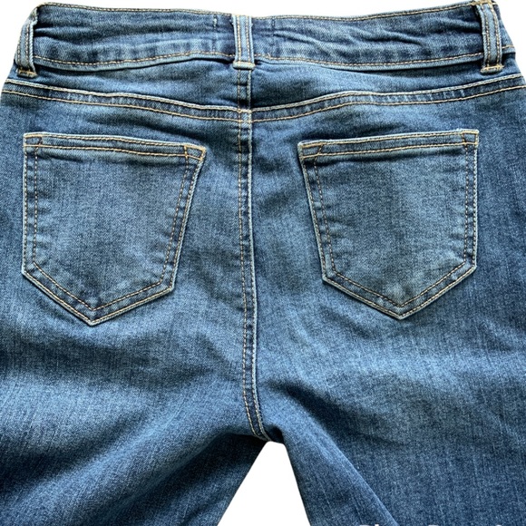 GB Girls Fringed Ceopped Denim - Picture 4 of 8